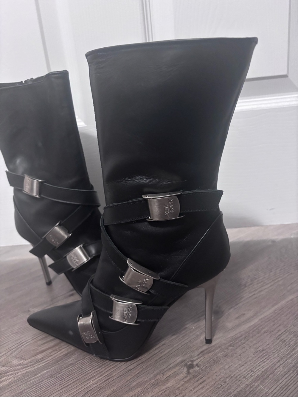 NWOB New Rock M-QUEEN007-S1 Pointed Boots - Picture 2 of 10